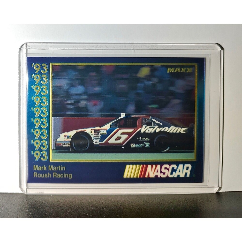 Mark Martin 1993 Maxx Premier Plus Racing #85 NASCAR Card Roush Racing